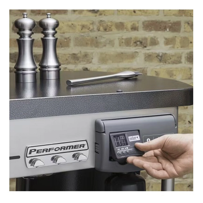 Vendita online Barbecue a carbone Weber Perfomer Deluxe GBS Ø 57 cm BLACK